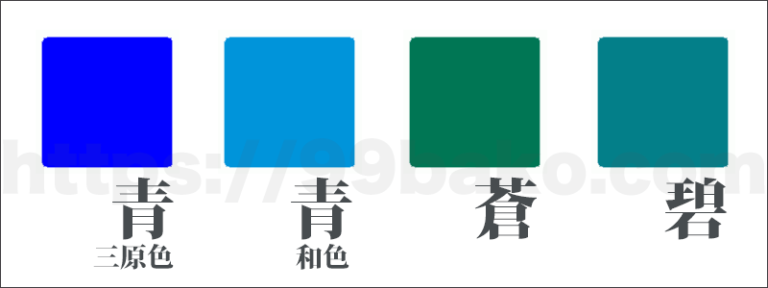 「青」「蒼」「碧」三つの「あお」の意味と色の違い - 言葉の救急箱